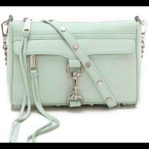 Rebecca Minkoff leather Crossbody mint green